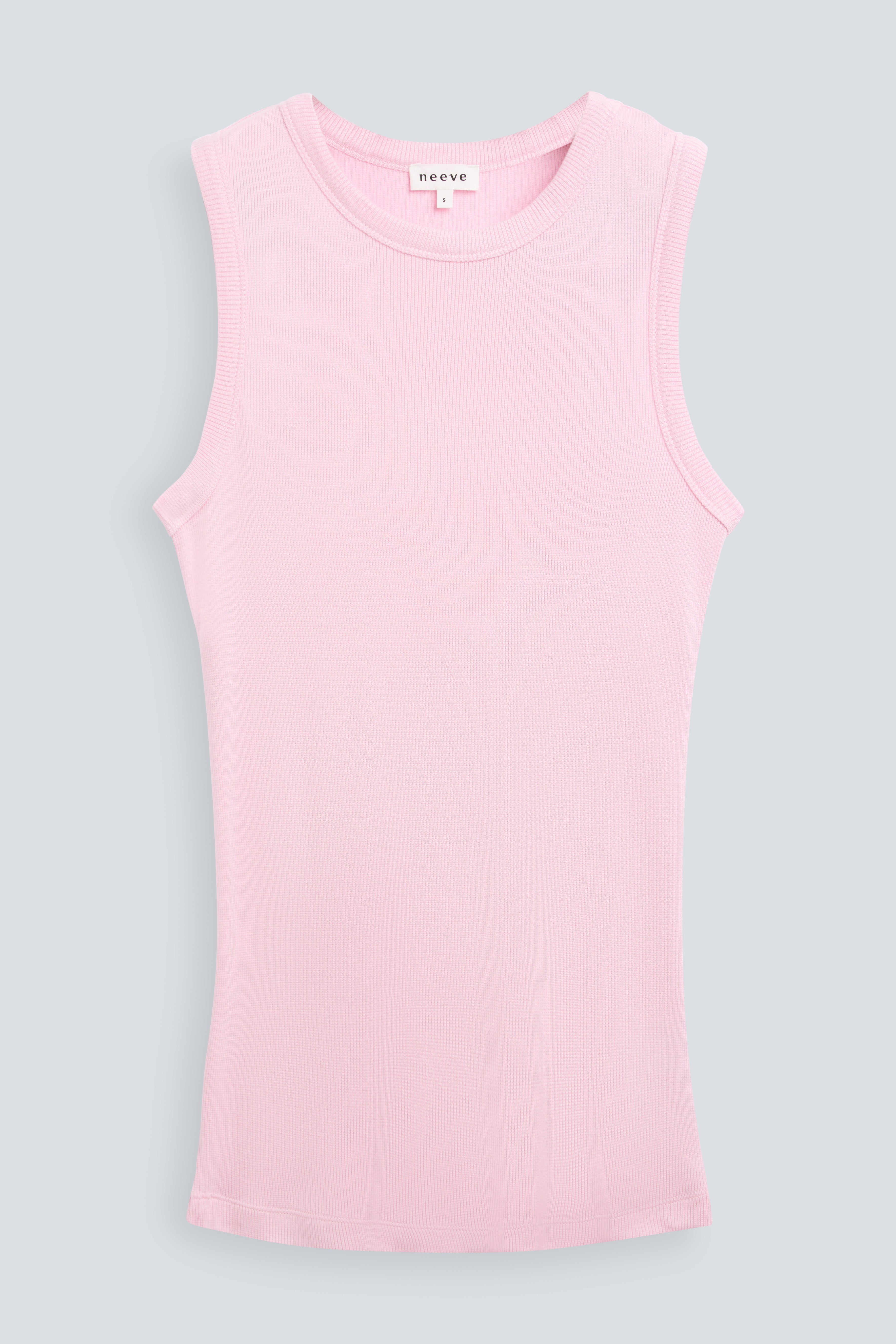 The Erin in Rose Pink. 98% modal lenzing with 2% elastane. Front view.