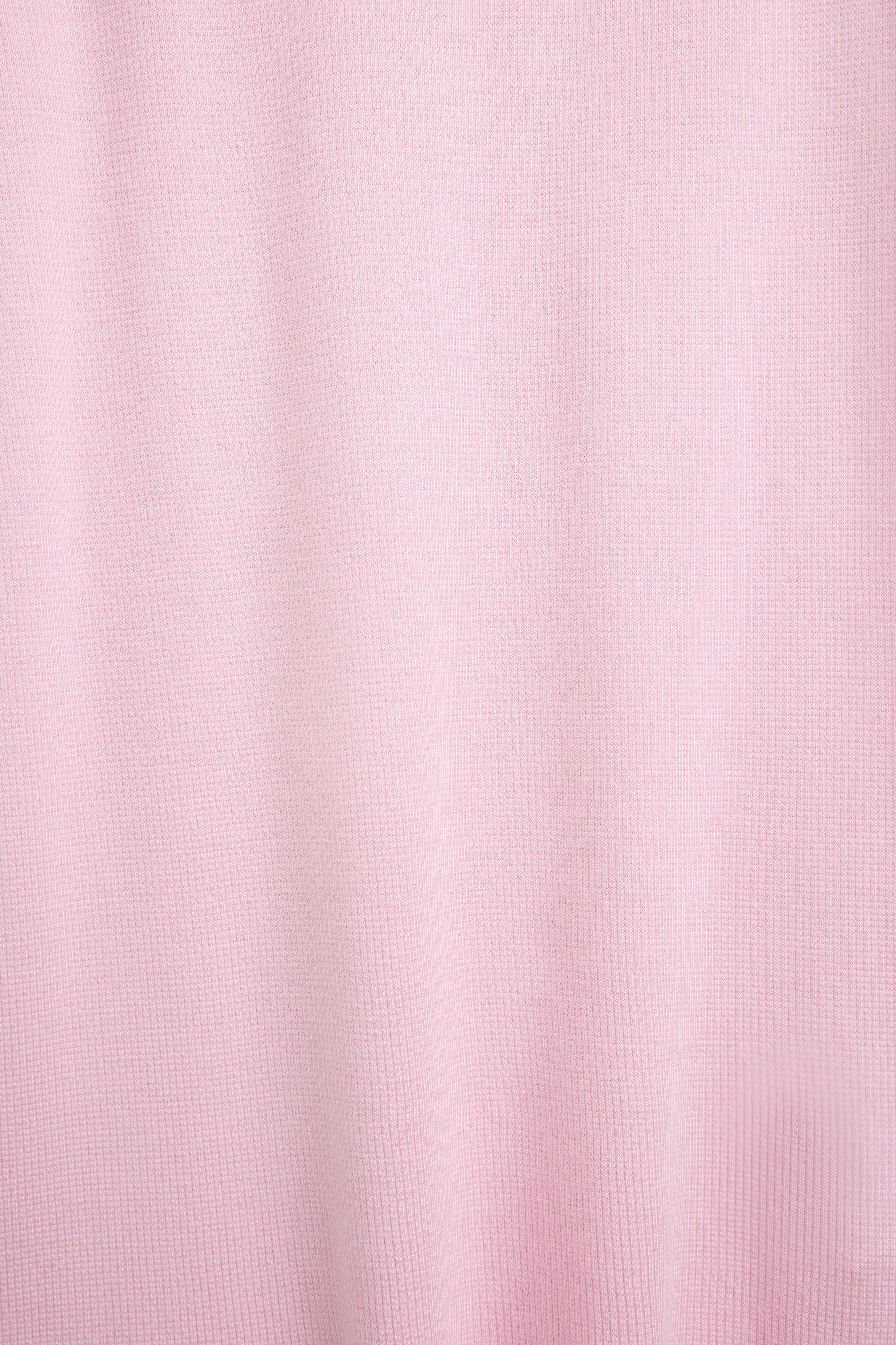 The Erin in Rose Pink. 98% modal lenzing with 2% elastane. Fabric detail.