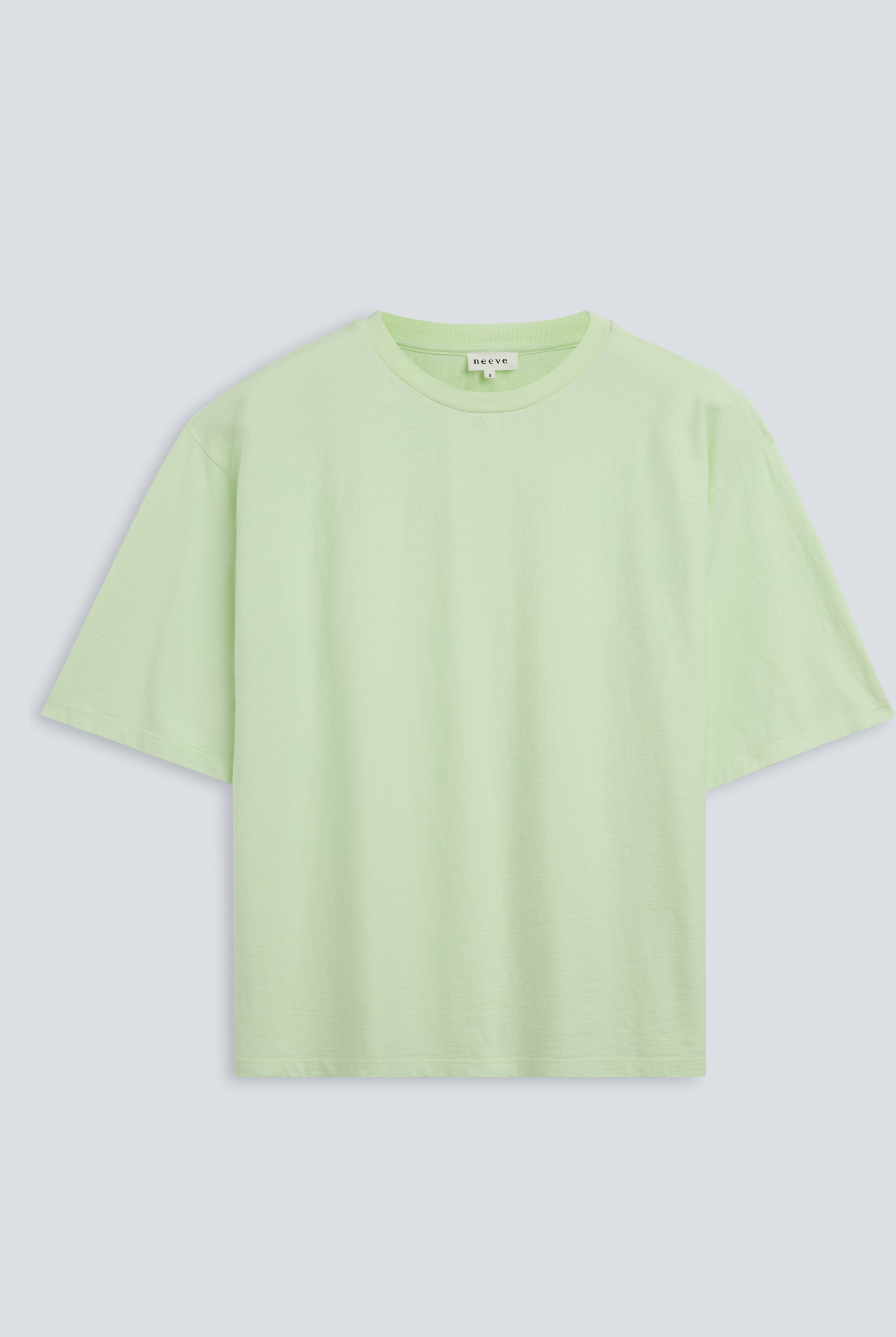 The Lara in Lime. 140 grams organic cotton. GOTS certified.