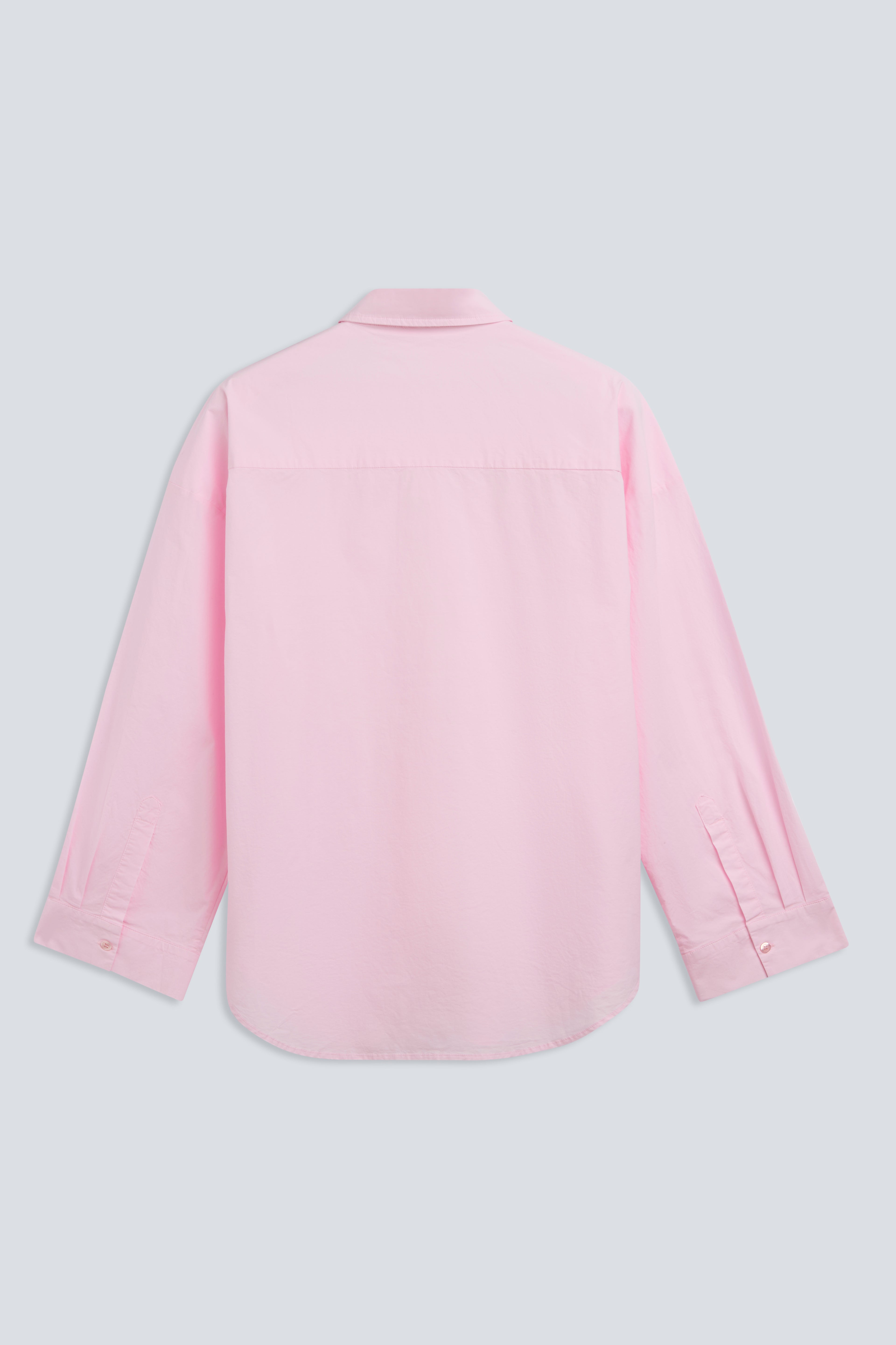 The Lune in Rose Pink. 97% pima cotton with 3% elastane. Back view.