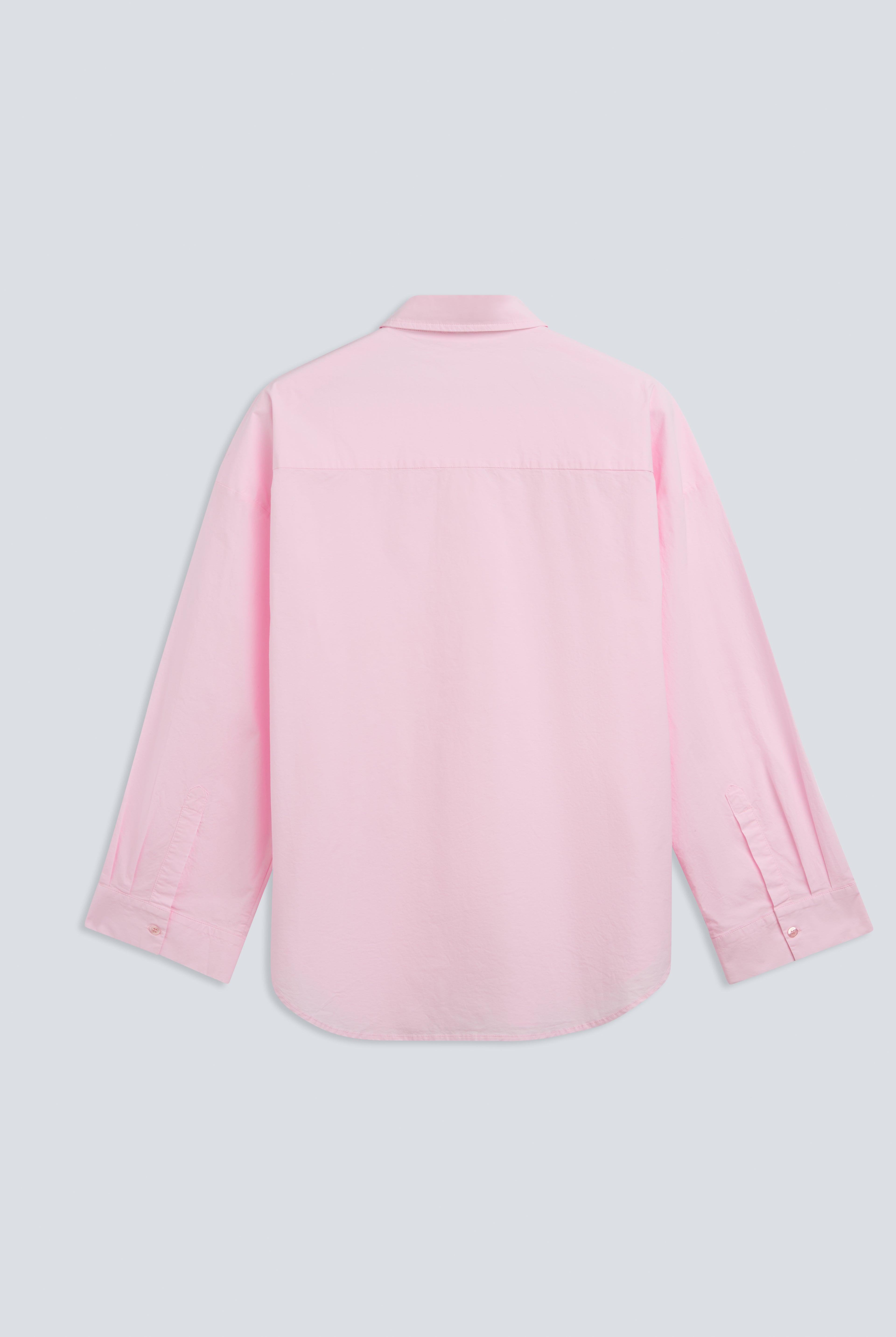 The Lune in Rose Pink. 97% pima cotton with 3% elastane. Back view.