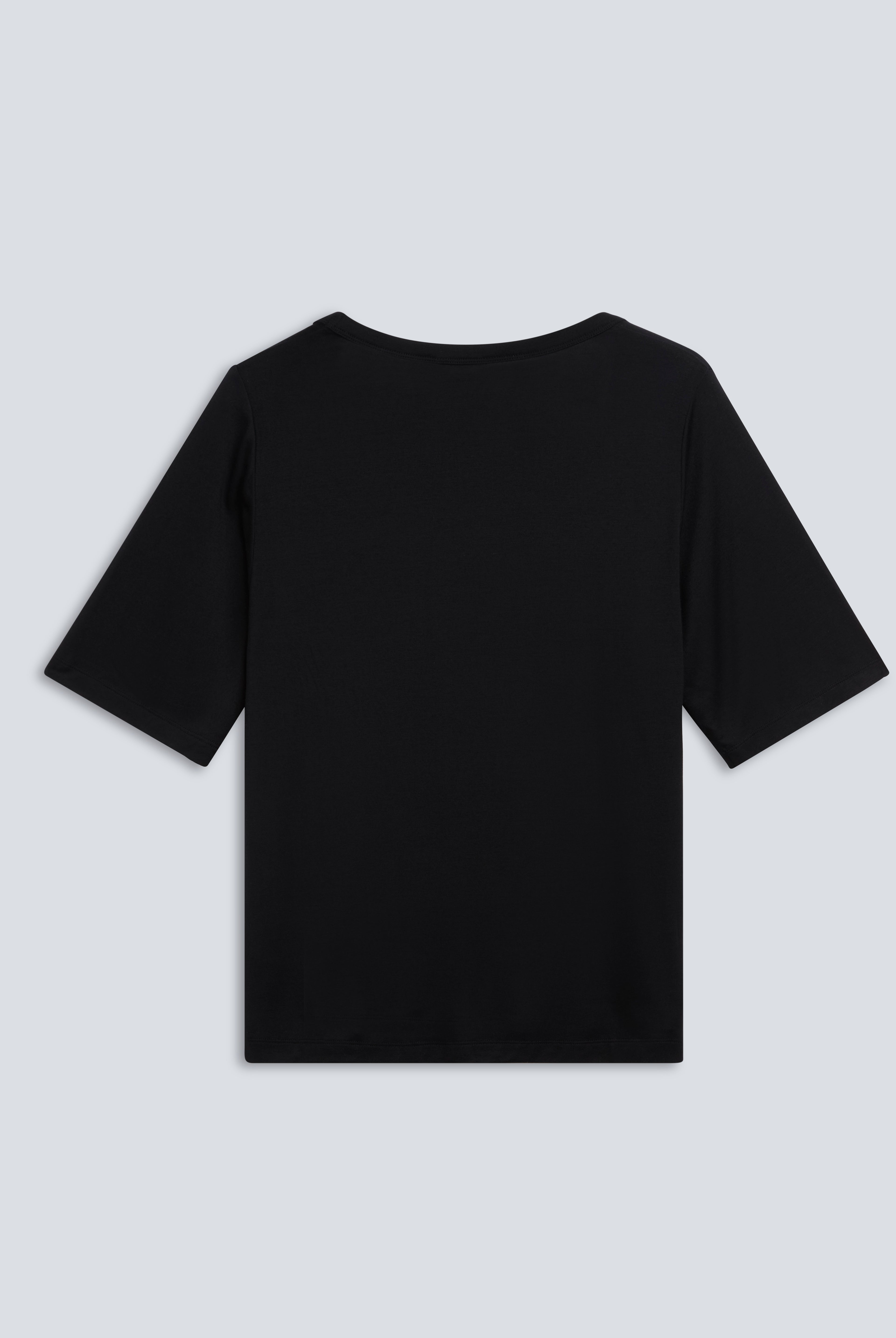 The Mare in Essential Black. 95% Micromodal with 5% elastane. Back view.