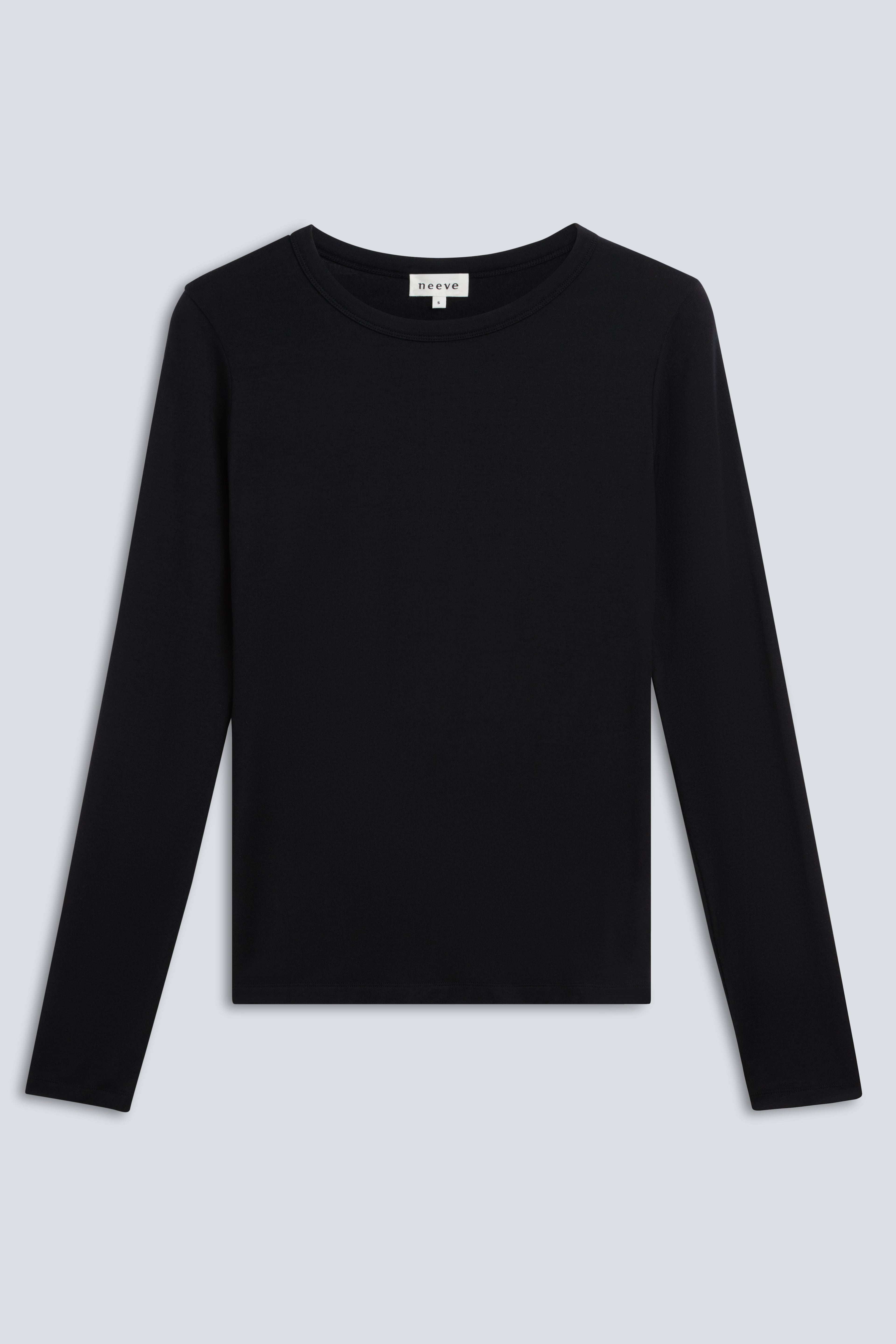 The Max in Essential Black 95% micromodal with 5% elastane. Front view.