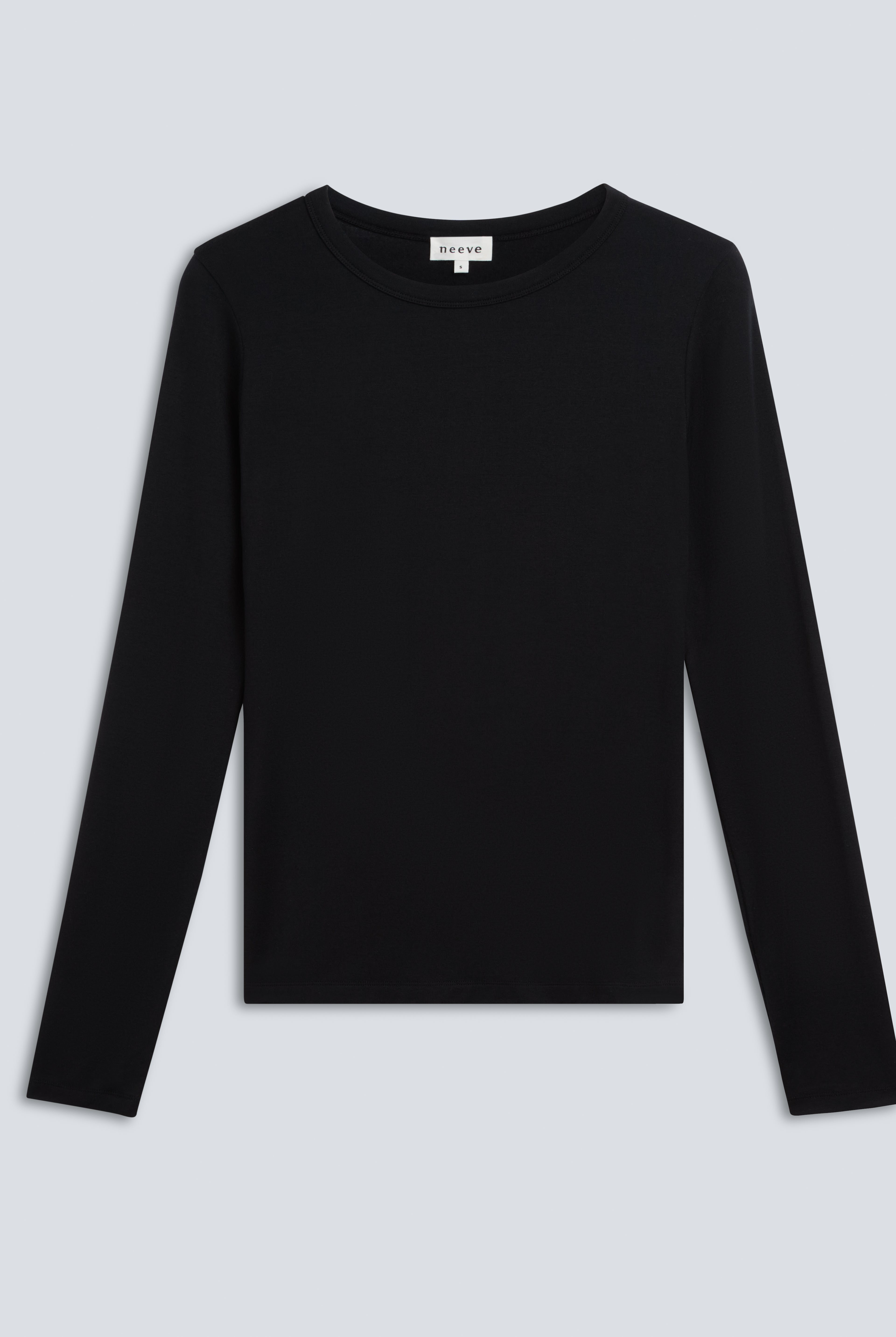 The Max in Essential Black 95% micromodal with 5% elastane. Front view.
