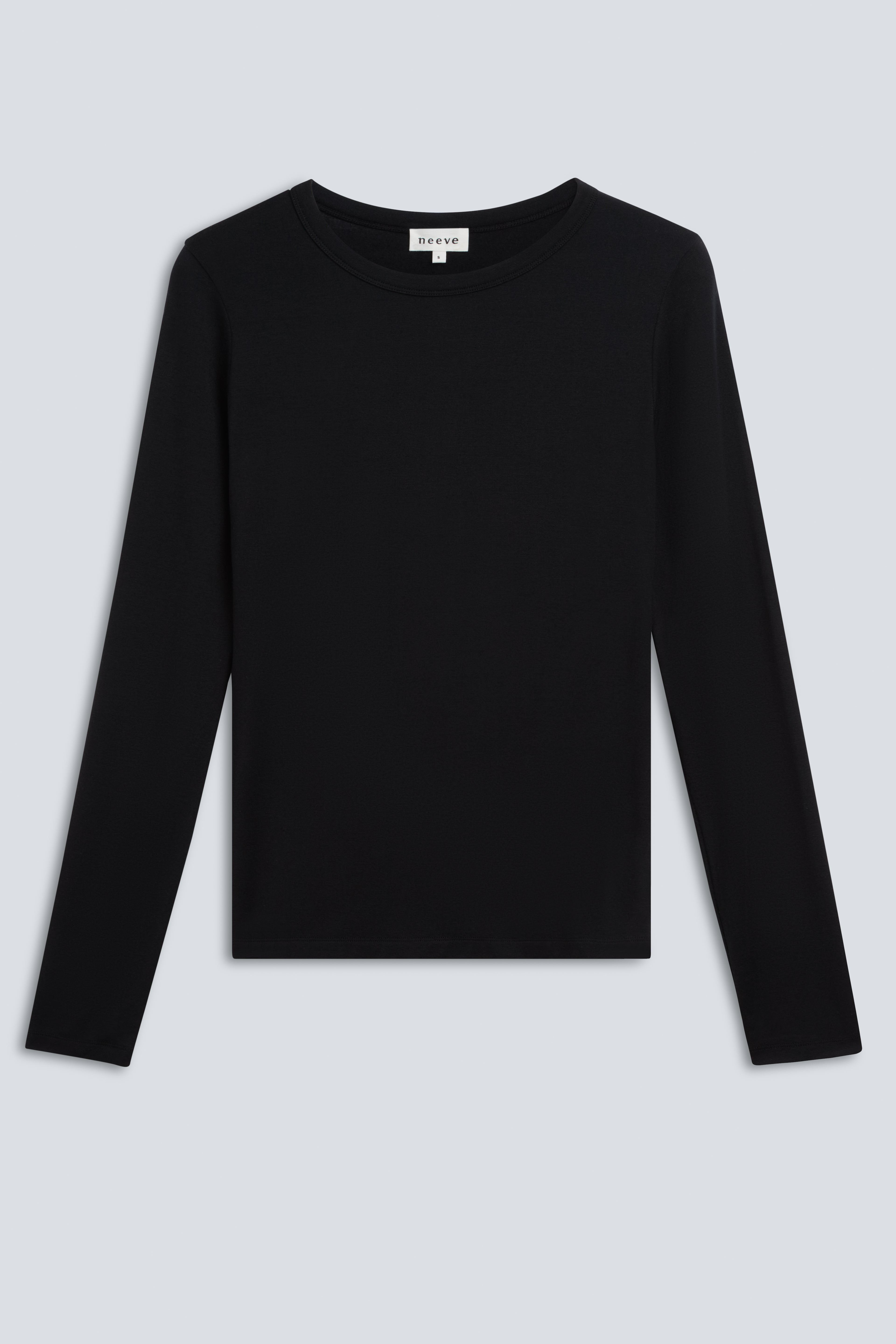 The Max in Essential Black 95% micromodal with 5% elastane. Front view.