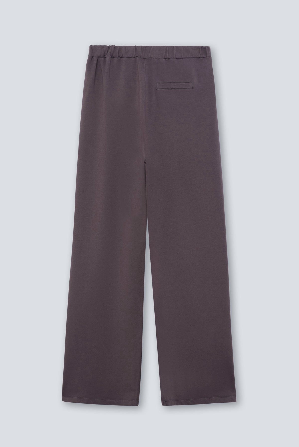 The Riley in Plum. 100% organic cotton babyfleece. Back view.