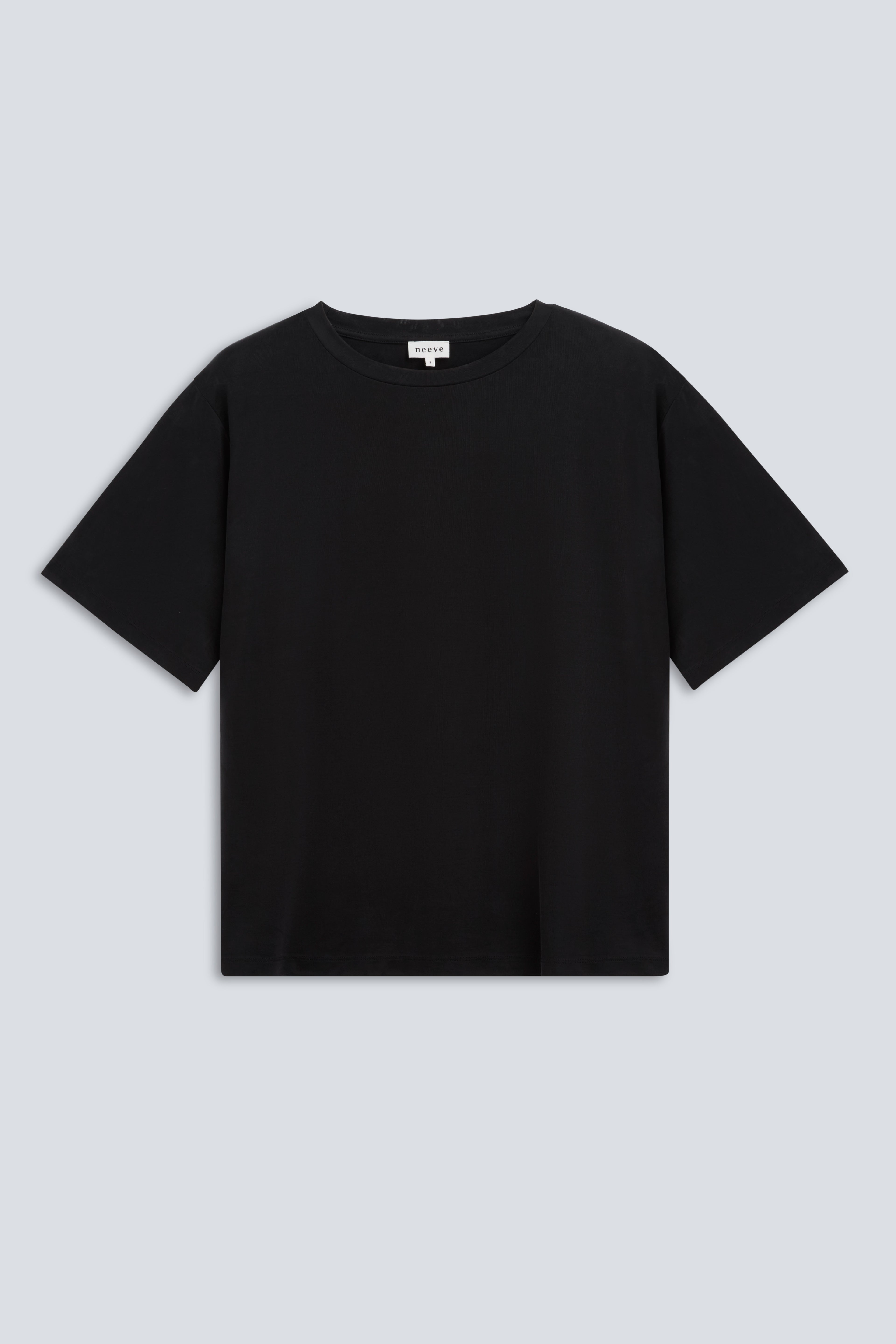 The Sadie in Essential Black. 100% Lyocell. Front view.