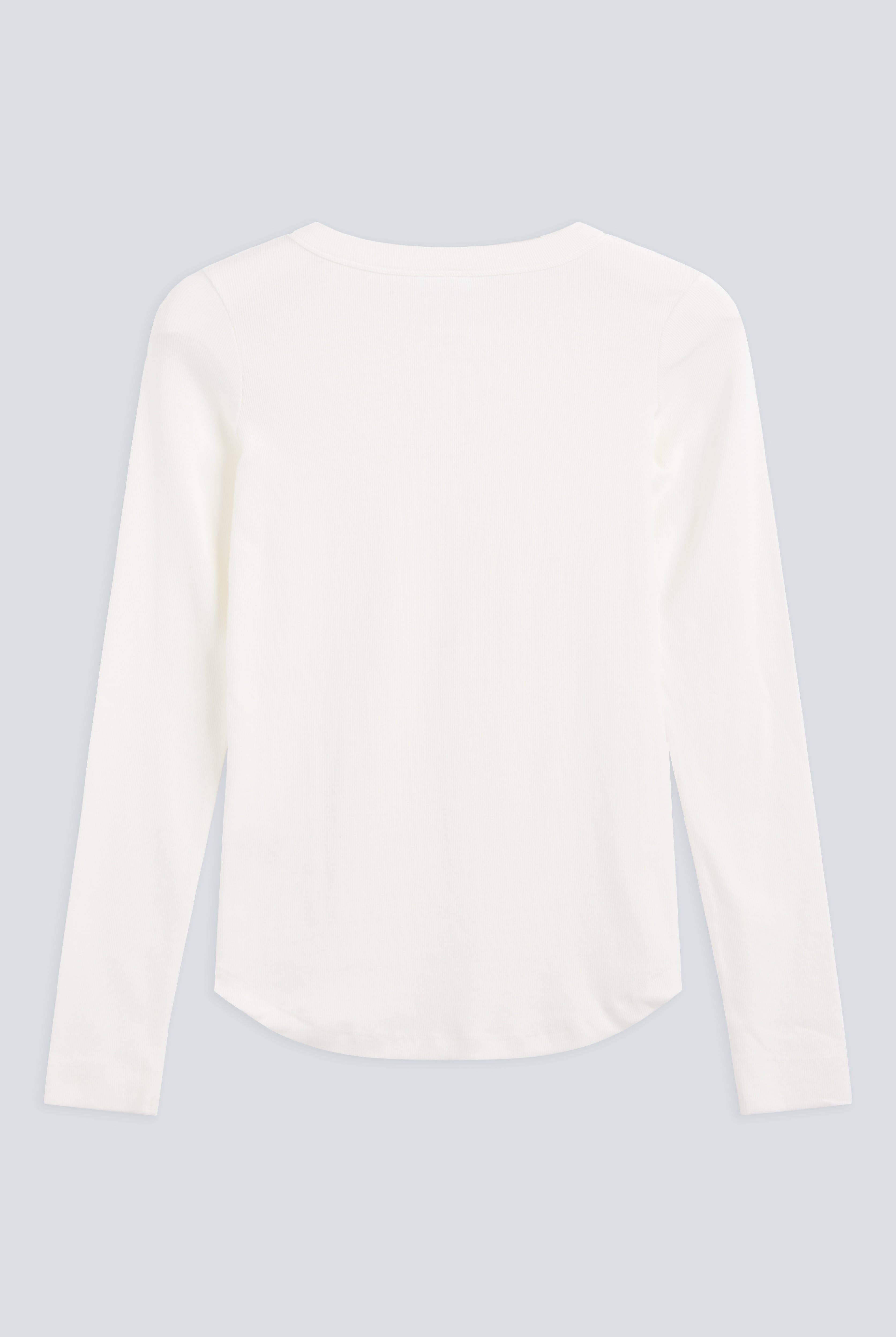 The Ella off-white organic cotton long sleeve back view