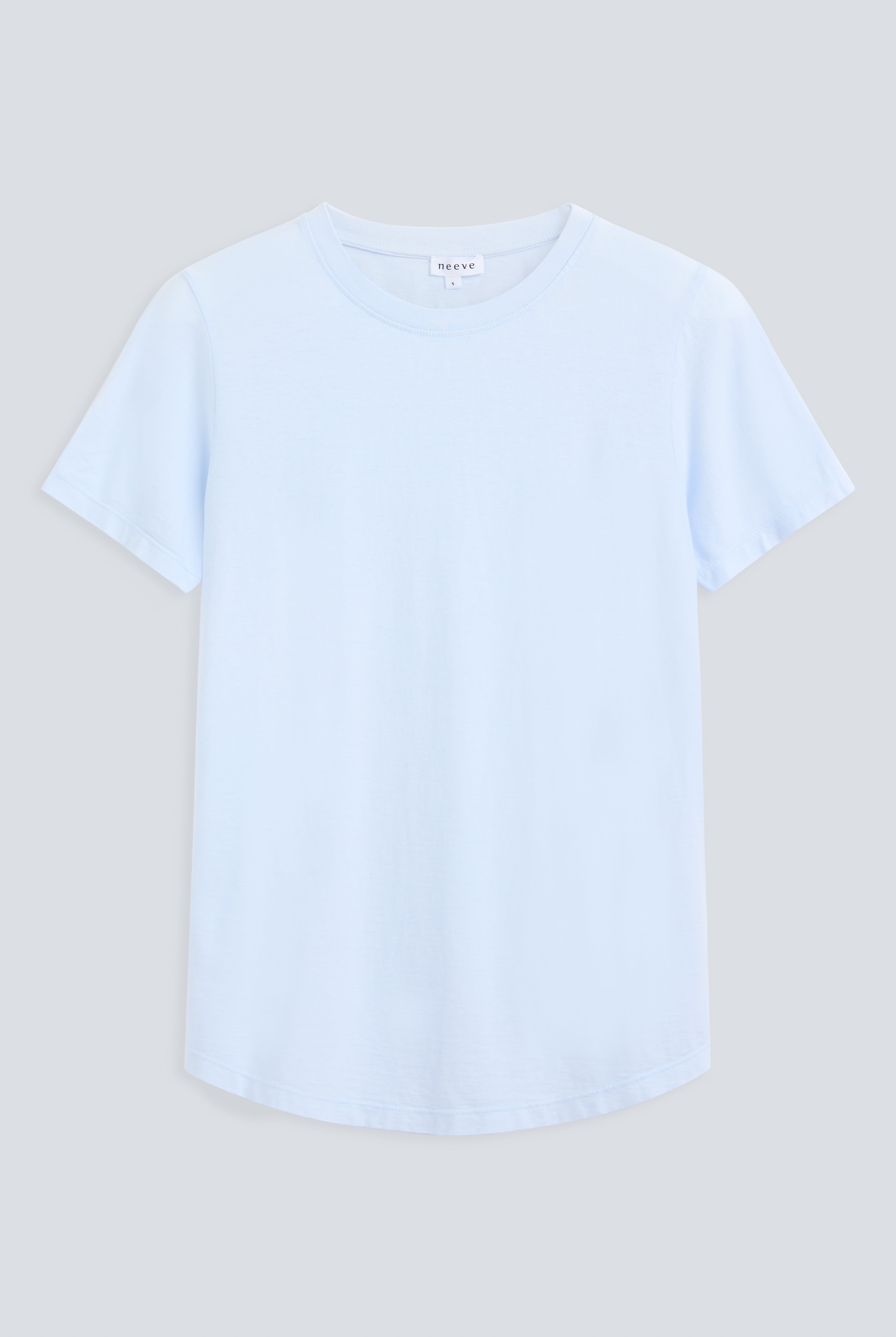 The Michelle Ice Blue front view. 100% organic cotton GOTS