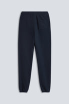 The Abby in Navy, back view. 100% organic cotton fleece. Made in Portugal. 