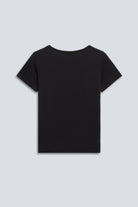 The Bobbie in Essential Black. 95% micromodal with 5% elastane. Back view.
