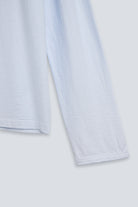 Sleeve detail The Emily in Ice Blue