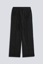 The Gioia sweatpants essential black back view, sustainable loungewear made in Portugal.

