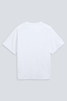 The Jess in Crispy White. 180 grams organic cotton. GOTS certified. Back view. 