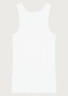 The Kate tank top off-white back view, made in Portugal