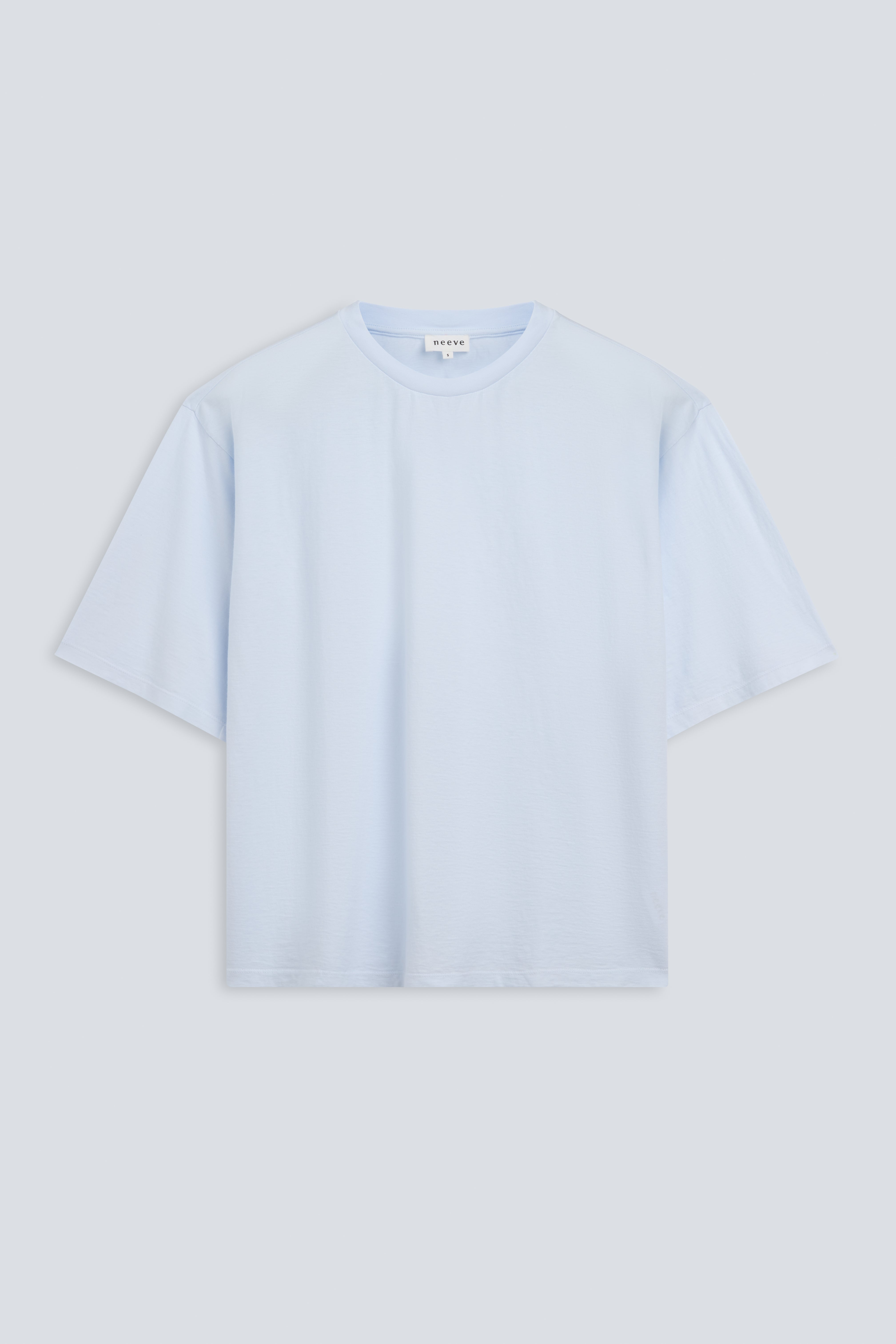 The Lara in Ice Blue. 140 grams, 100% organic cotton. GOTS certified. 