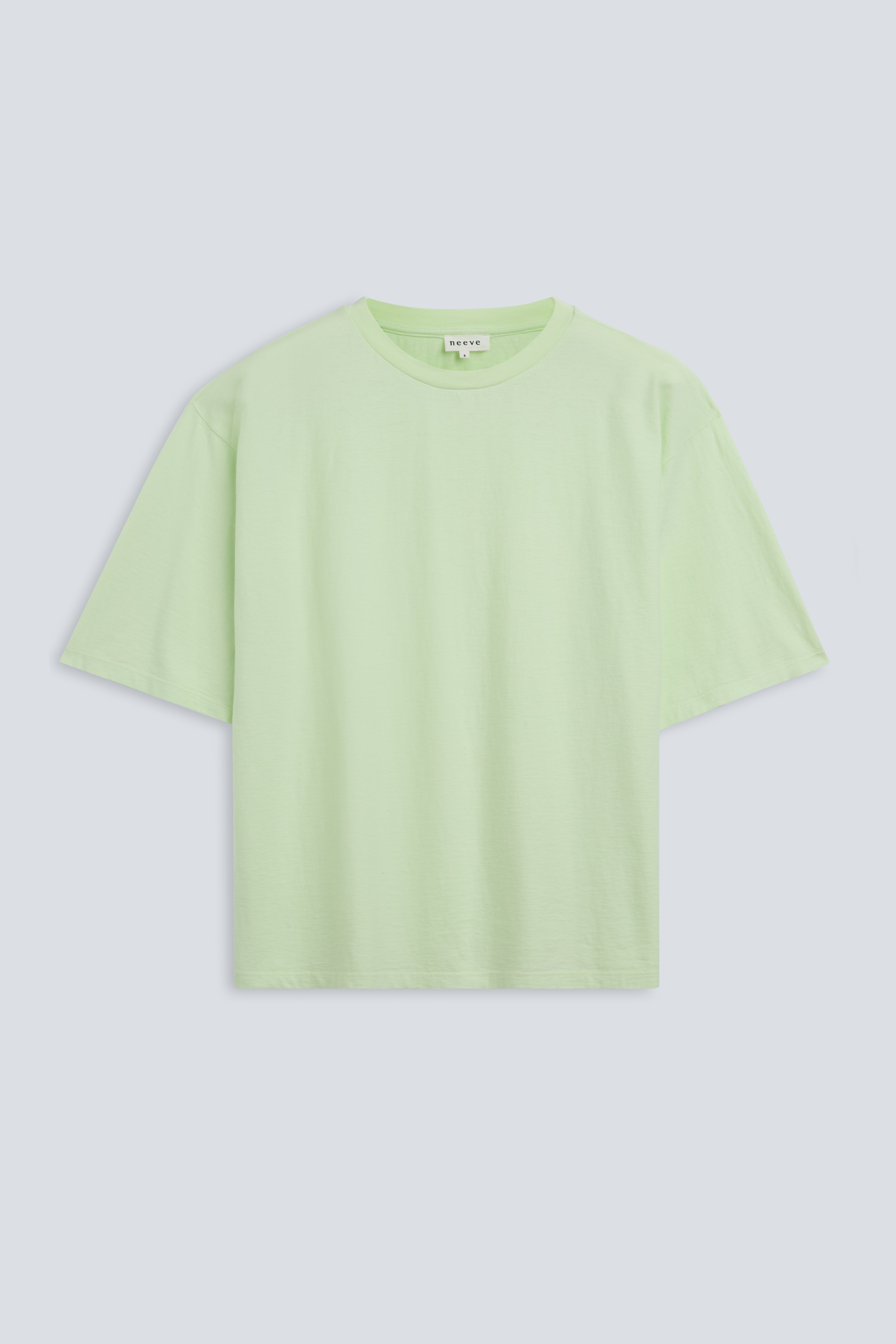 The Lara in Lime. 140 grams, 100% organic cotton. GOTS certified. 