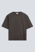 The Lara Pitch Black, front view. 
140 grams organic cotton GOTS certified. 