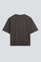 The Lara in Pitch Black. 140 grams, 100% organic cotton. Back view. GOTS certified. 