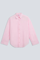 The Lune in Rose Pink. 97% pima cotton with 3% elastane. Front view. 