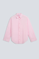 The Lune in Rose Pink. 97% pima cotton with 3% elastane. Front view. 