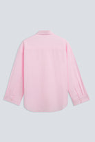 The Lune in Rose Pink. 97% pima cotton with 3% elastane. Back view. 