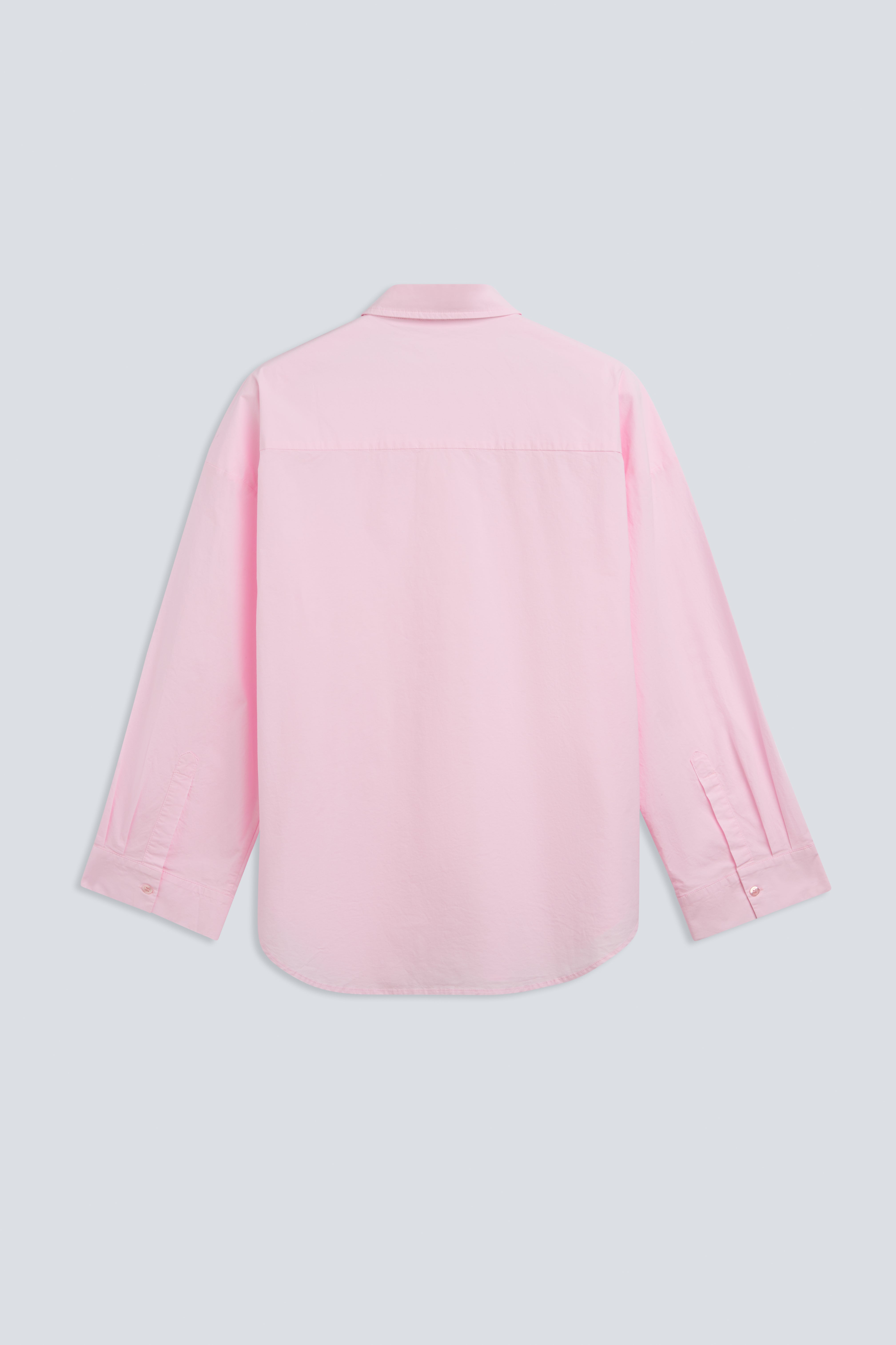 The Lune in Rose Pink. 97% pima cotton with 3% elastane. Back view. 