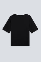 The Mare in Essential Black. 95% Micromodal with 5% elastane. Back view. 