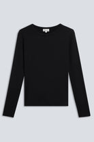 The Max in Essential Black 95% micromodal with 5% elastane. Front view. 