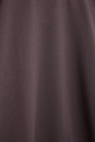 The Michelle in Plum. Crew-neck T-shirt, 100% organic cotton, 140 grams. Detail material. GOTS