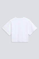 The Noa in Crispy White. 180 grams organic cotton. GOTS certified. Back view. 