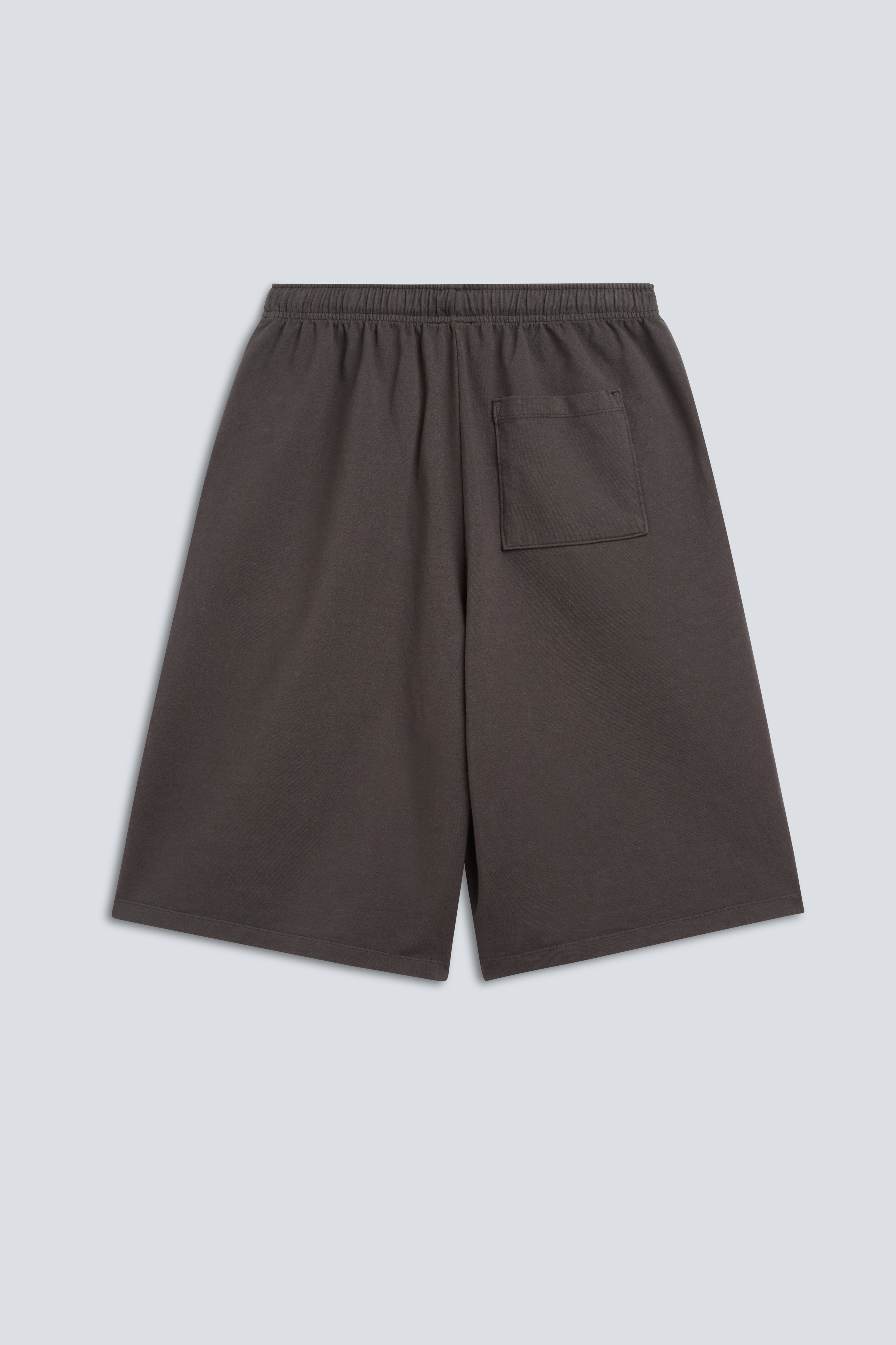 The Posey in Pitch Black. 100% organic cotton babyfleece. GOTS certified. Back view. 