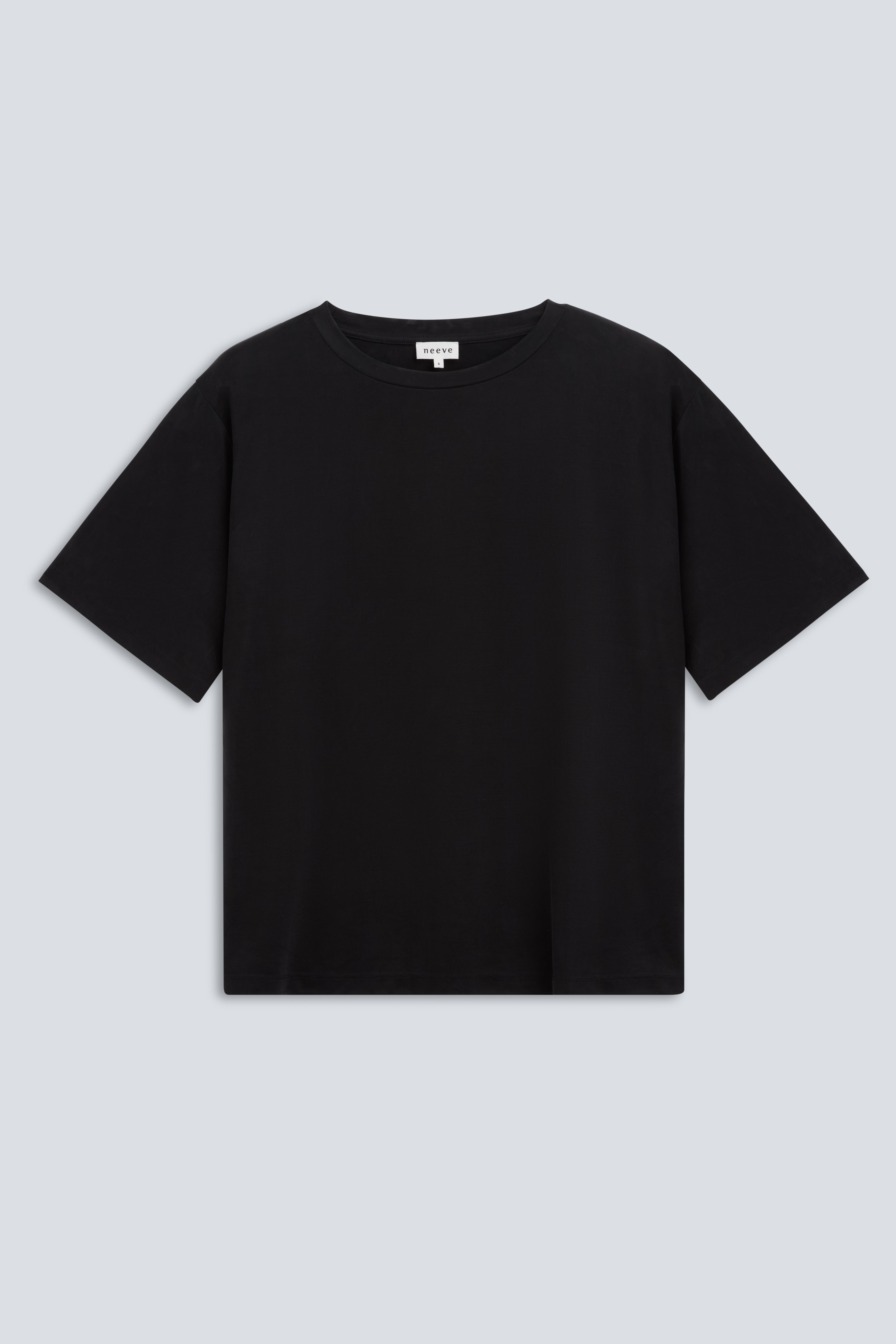 The Sadie in Essential Black. 100% Lyocell. Front view. 