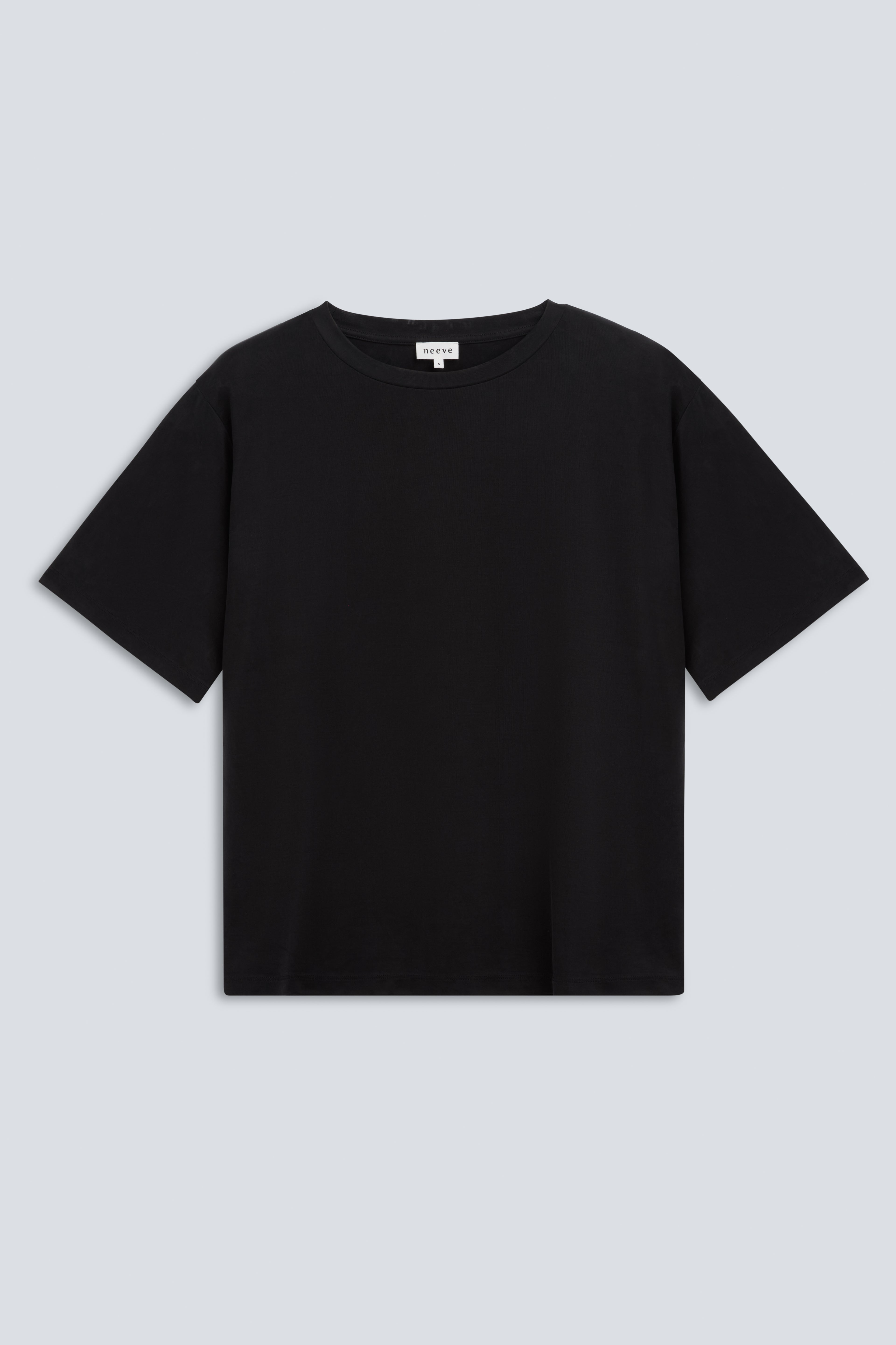 The Sadie in Essential Black. 100% Lyocell. Front view. 