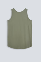 The Selene Olive. Back view. 140 grams 100% organic cotton. GOTS certified. 