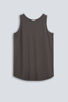 The Selene in Pitch Black. 140 grams, 100% organic cotton. Front view. GOTS certified. 