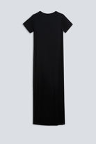 The Wren in Essential Black. 
95% Micromodal with 5% elastane. 
Back view. 