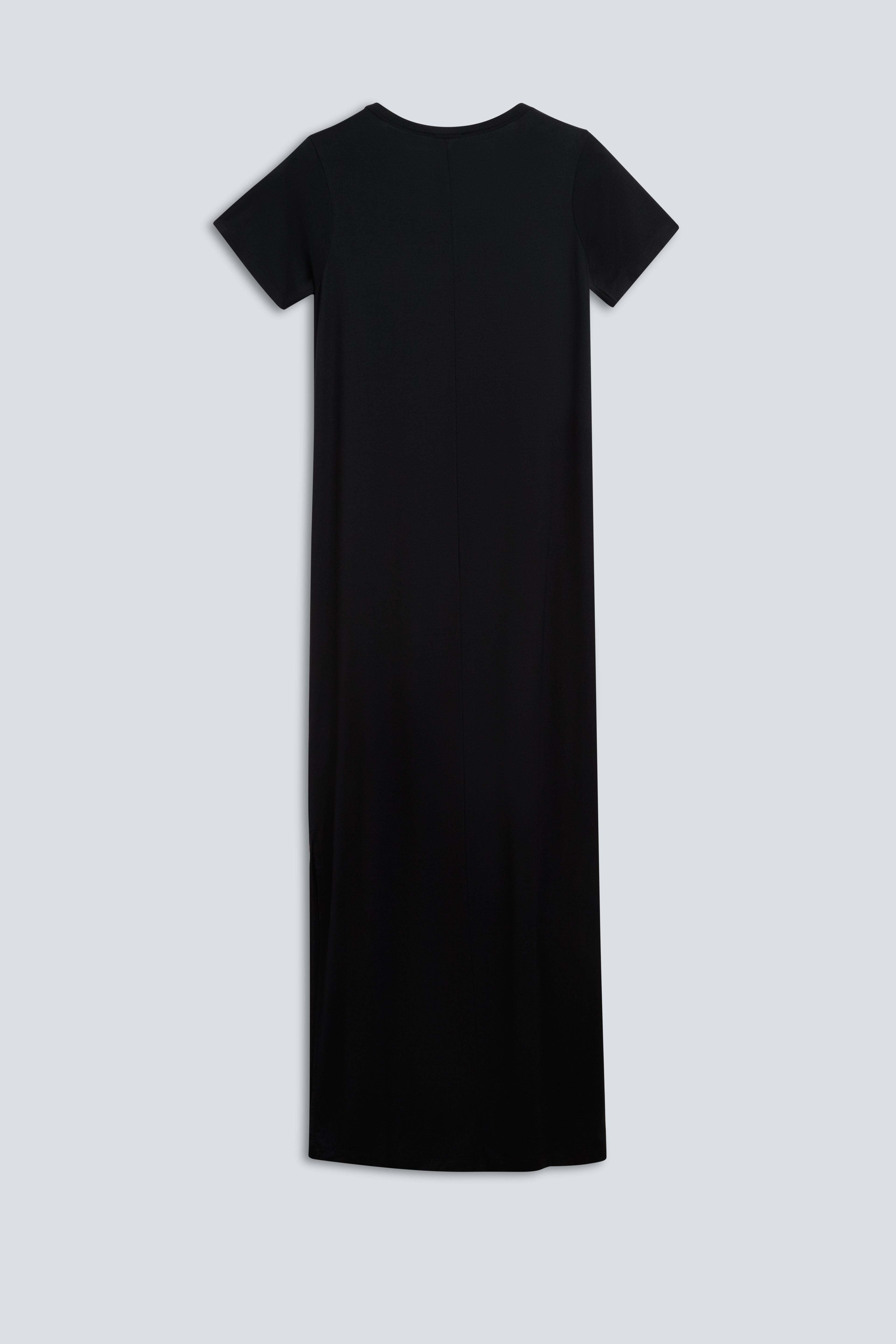 The Wren in Essential Black. 
95% Micromodal with 5% elastane. 
Back view. 