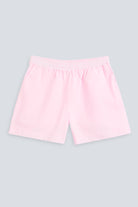 The Lux in Rose Pink. 97% pima cotton with 3% elastane. Front view. 