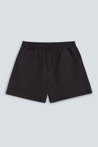 The Lux in Essential Black. 97% pima cotton with 3% elastane. Front view. 