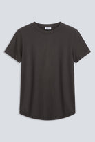 Front view The Michelle Pitch Black. 140 grams organic cotton. GOTS certified